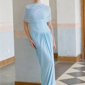 Miss Rosier Baby Blue Gown size Small NWT